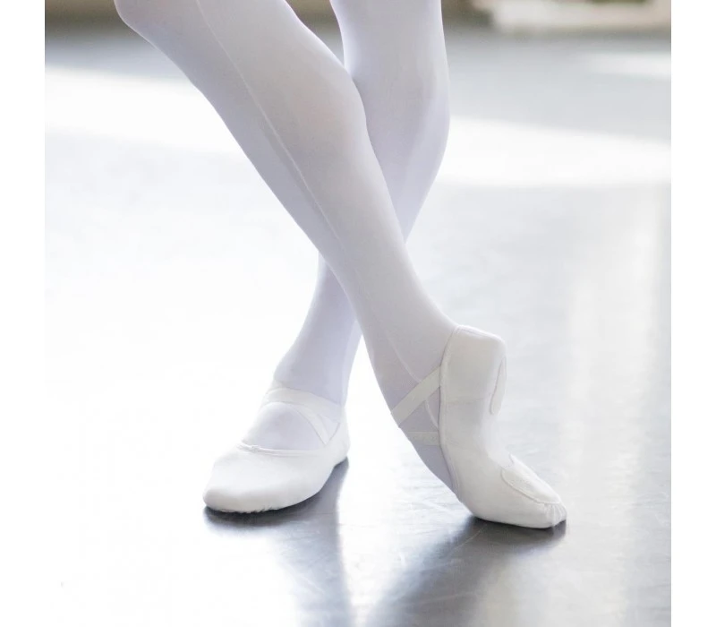 Capezio MR JAMES WHITESIDE BALLET SHOE, flexibili - Alb