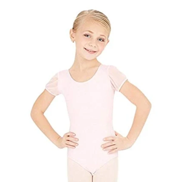 Capezio puff sleeve leotard, costum de balet pentru copii Capezio puff sleeve leotard, costum de balet pentru copii
