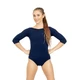 Capezio boatneck 3/4 sleeve Leotard, costum de balet