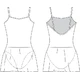 Capezio Camisole Dress, costum de balet cu fustă