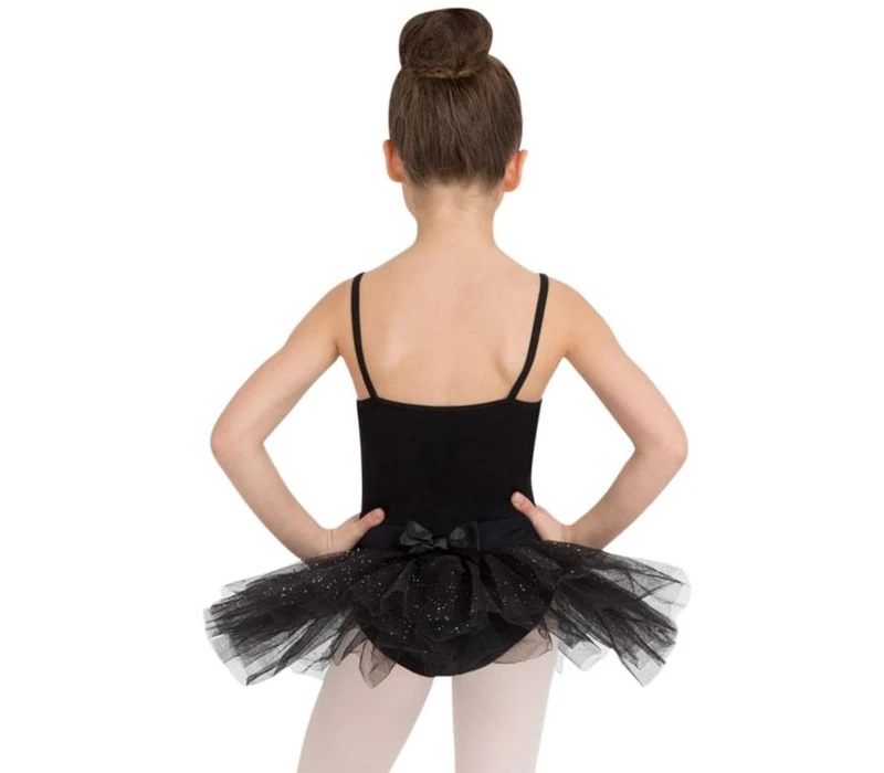 Capezio Tutu Dress, costum de balet cu fusta tutu - Negru