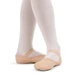 Capezio Luna, flexibili din piele pentru începători - Roz balet Capezio