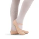 Capezio Luna, flexibili din piele pentru începători - Roz balet Capezio