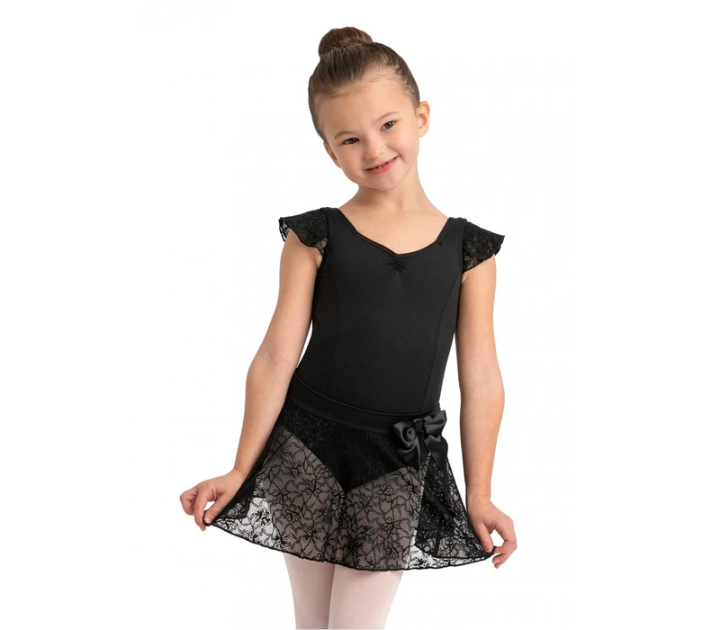 Capezio Pull on skirt, fusta pentru copii - Negru