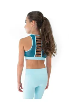 Capezio Colourblock High Neck Bra Top, sutien sport