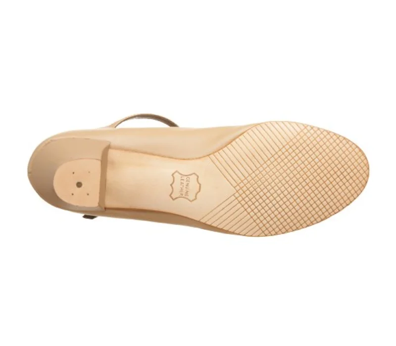 Capezio Jr Footlight, pantofi de caracter - Maro caramel Capezio