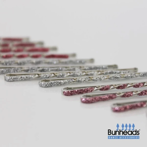 Capezio glitter glam bobby pins, clipuri de păr colorate strălucitoare Capezio glitter glam bobby pins, clipuri de păr colorate strălucitoare