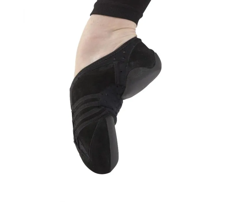 Capezio Jag PP15A, pantofi de jazz pentru copii - Negru