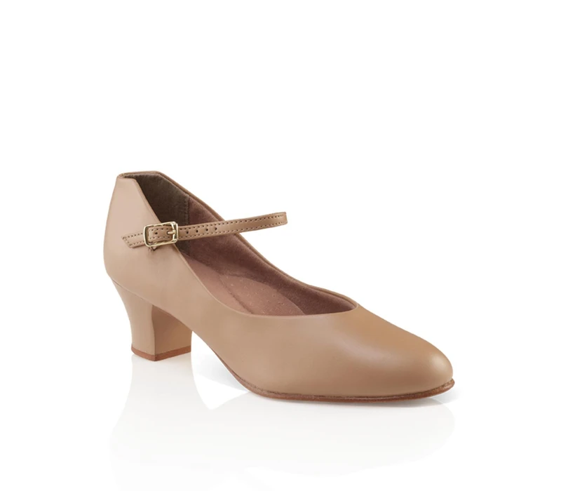 Capezio Jr Footlight, pantofi de caracter - Maro caramel Capezio