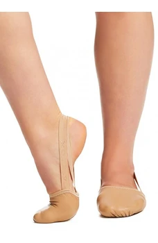 Capezio Pirouette II, demi-flexibili din piele