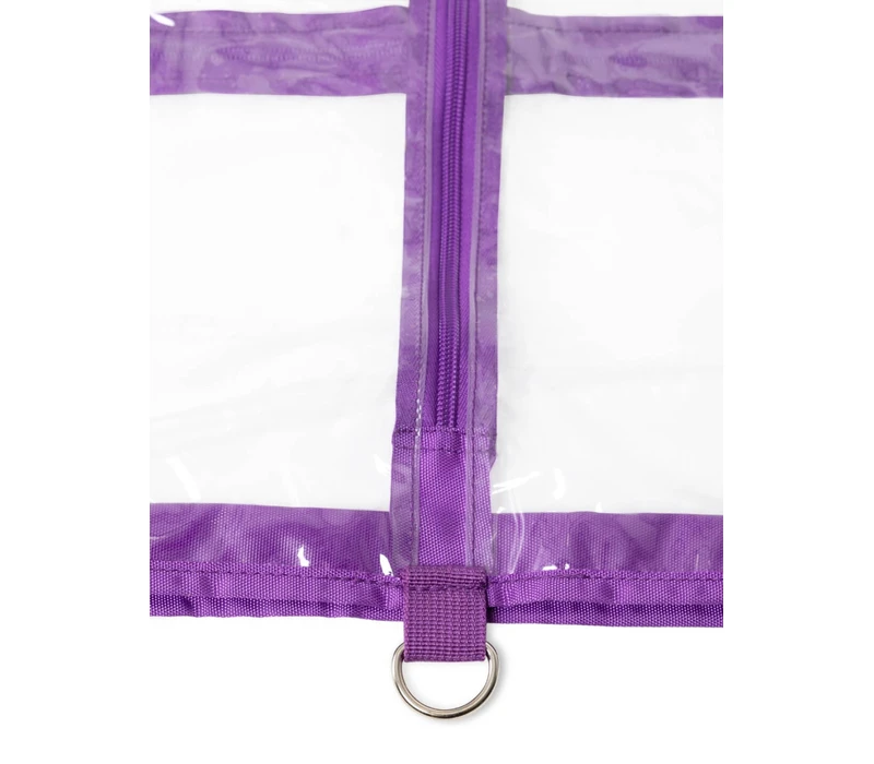 Capezio, husă pentru îmbrăcăminte cu ornamente colorate  - Violet - purple
