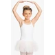 Capezio Parfait, costum de balet pentru copii cu fusta tutu - Alb