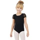 Capezio puff sleeve keyhole back leotards, costum de balet pentru copii