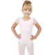 Capezio puff sleeve keyhole back leotards, costum de balet pentru copii - Roz Capezio