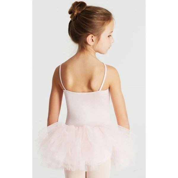 Capezio Ruffle Yoke, costum de balet pentru copii cu fusta tutu