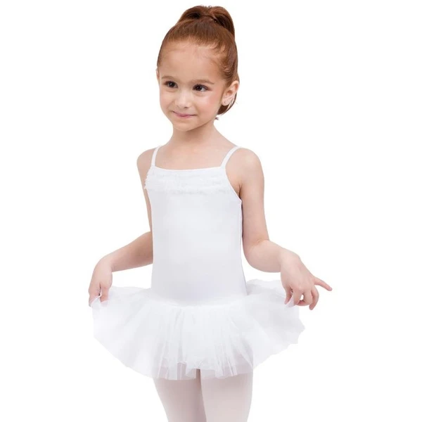 Capezio Ruffle Yoke, costum de balet pentru copii cu fusta tutu