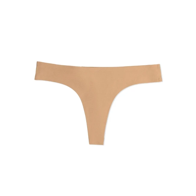 Capezio Seamless Thong, tanga bej pentru femei fără cusături Capezio Seamless Thong, tanga bej pentru femei fără cusături