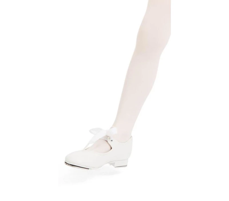 Capezio Shuffle Tap shoe, pantofi de step pentru copii - Alb