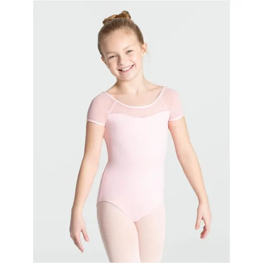 Capezio swiss dot keyhole back, costum de balet pentru copii