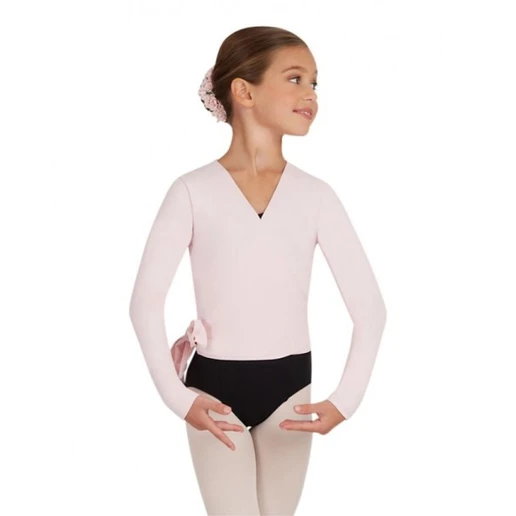 Capezio Tactel wrap top, top pentru copii