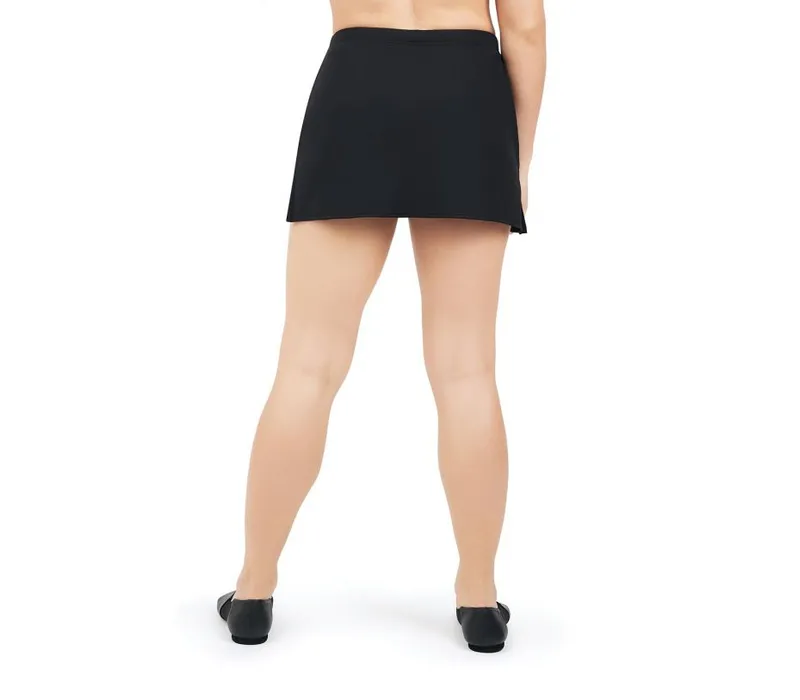 Capezio Team basic skirt, fustă cu pantaloni scurţi - Negru