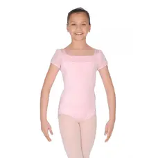Capezio puff sleeve Leotard, costum de balet stralucitor