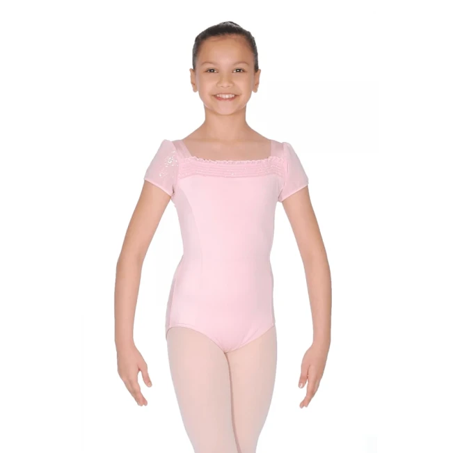 Capezio puff sleeve Leotard, costum de balet stralucitor Capezio puff sleeve Leotard, costum de balet stralucitor