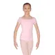 Capezio puff sleeve Leotard, costum de balet stralucitor