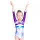 Capezio Gymnastics Arch Back, dres de gimnastică pentru copii - Capezio Laser lights blue