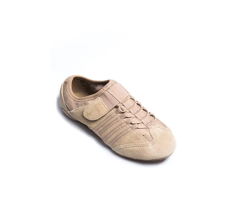 Capezio Jag PP16, pantofi de jazz pentru femei - Maro caramel Capezio