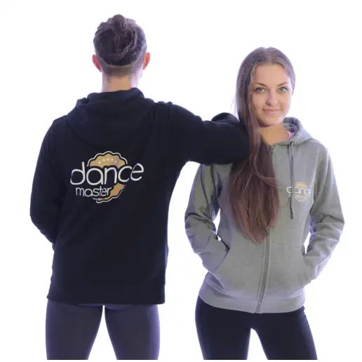 DanceMaster training hoodie, hanorac cu fermoar