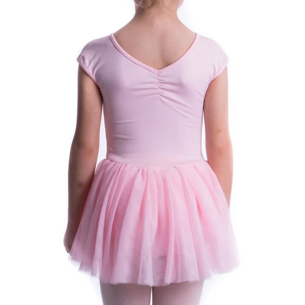 Mirella M1538C Flower Burst, dres pentru copii cu fustiță tutu Mirella M1538C Flower Burst, dres pentru copii cu fustiță tutu
