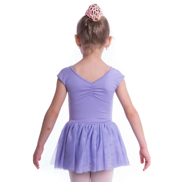 Mirella M1538C Flower Burst, dres pentru copii cu fustiță tutu Mirella M1538C Flower Burst, dres pentru copii cu fustiță tutu