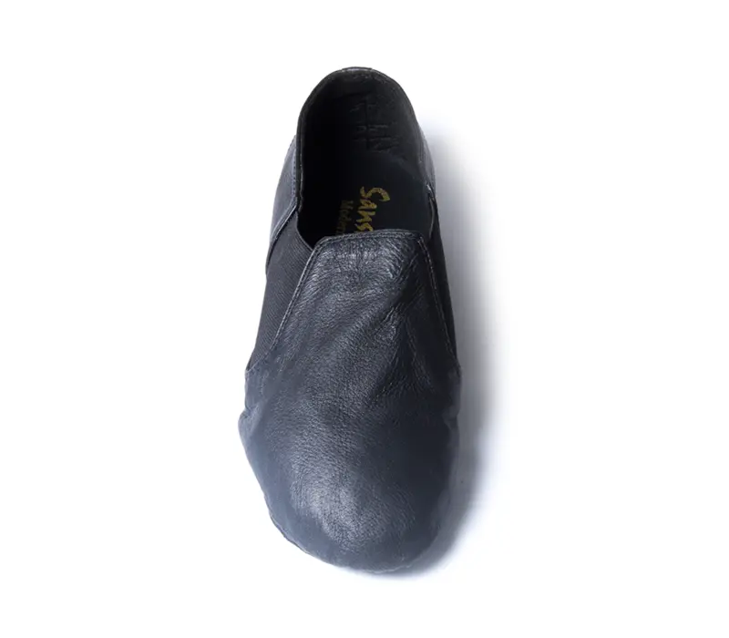Sansha Moderno, pantofi din piele de jazz - Negru