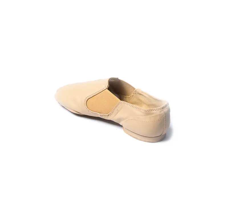 Sansha Moderno, pantofi din piele de jazz - Tan Sansha
