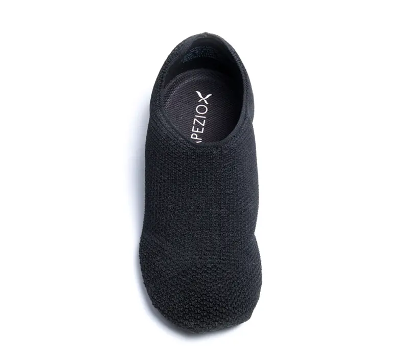 Capezio Pure Knit Jazz Shoe, pantofi de dans - Negru