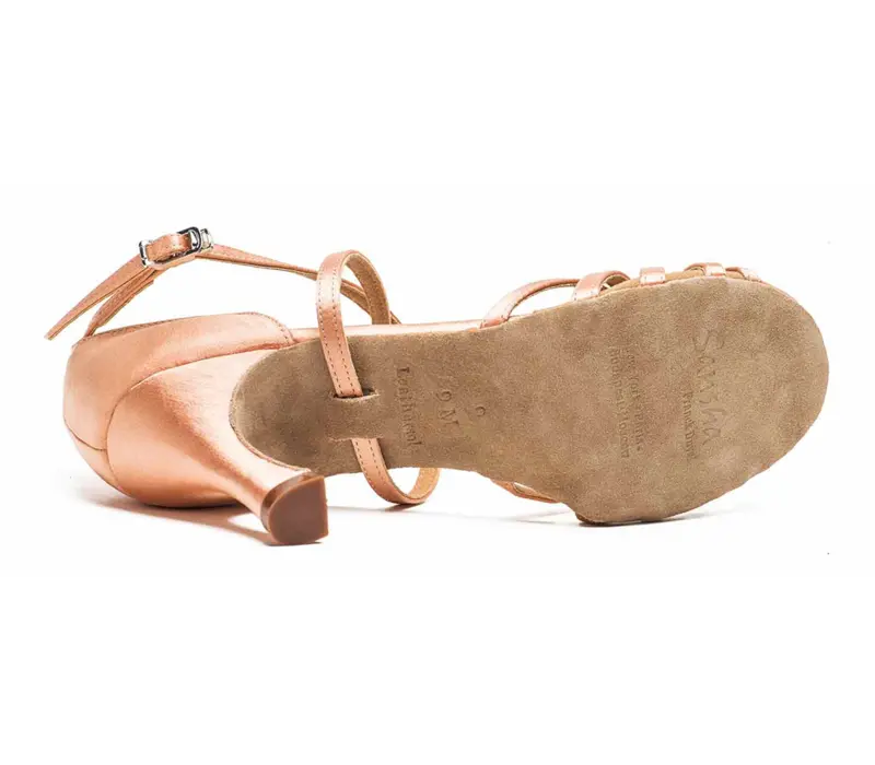 Sansha Barbara, pantofi de dans latino - Nudă deschisă Sansha