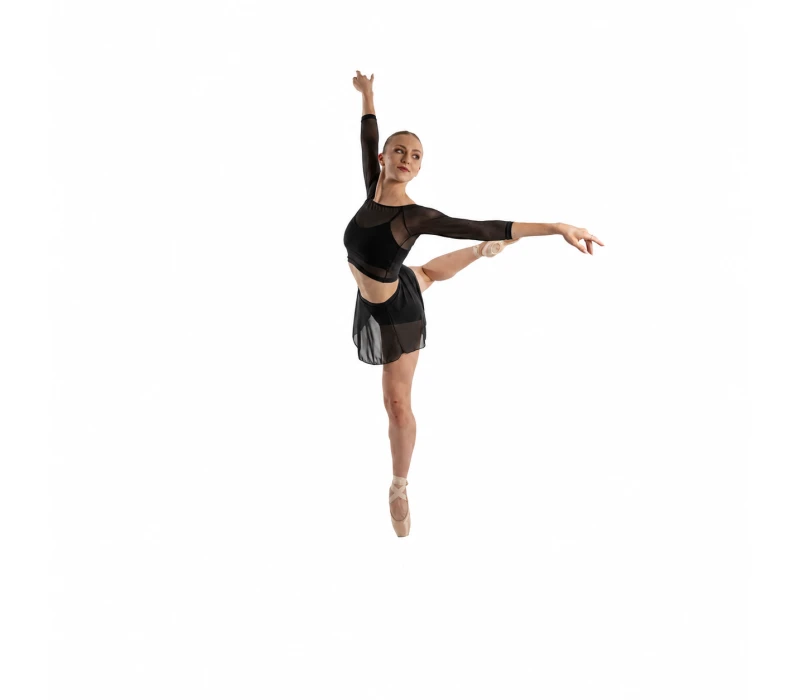 So Danca Anala, top din plasă pentru femei So Danca Anala, top din plasă pentru femei - Negru