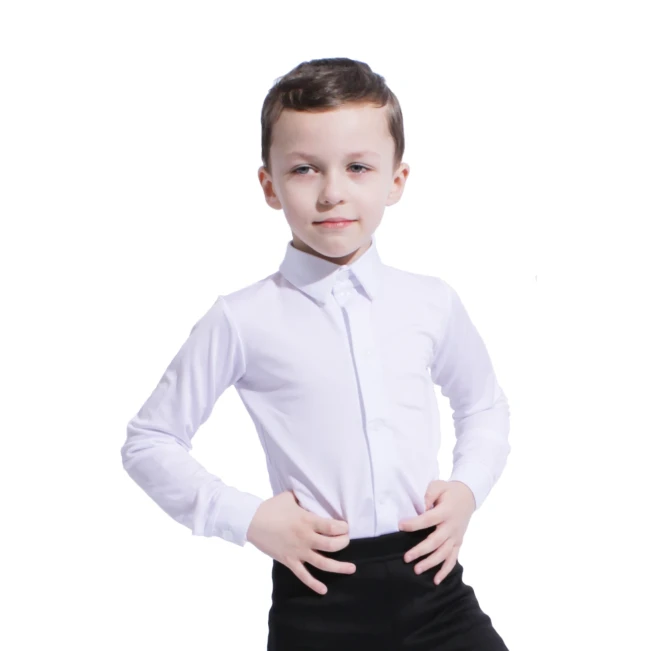 Cămașă, body basic pentru dansuri de societate pentru băieți Cămașă, body basic pentru dansuri de societate pentru băieți