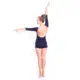 Capezio boatneck 3/4 sleeve Leotard, costum de balet