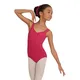 Capezio Leotard, costum de balet pentru copii cu bretele late - Dud închis Capezio